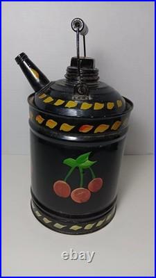 Perfection 525 Oil Kerosene Parlor Cabin Heater Stove W Orig Burner & Fuel Can