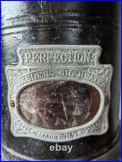 Perfection Smokeless Kerosene Oil Heater Cabin Parlor Stove Made In USA 125-C