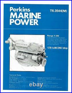 Perkins T6.354 Range 4 (M)240, Marine Diesel Engine, 240HP