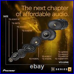 Pioneer 6-1/2 4-Way Full Range Speakers 350 Watts Max / 80 RMS (Pair)