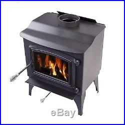 Pleasant Hearth Small Wood-Burning Stove solid cast iron door Free Shipping