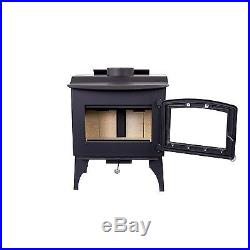 Pleasant Hearth Small Wood-Burning Stove solid cast iron door Free Shipping
