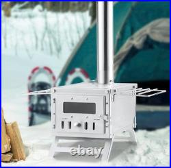 Portable Camp Wood Stove, Hot Tent, 640in³ box, Stainless steel MANY UPGRADES