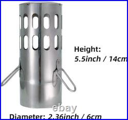 Portable Camp Wood Stove, Hot Tent, 640in³ box, Stainless steel MANY UPGRADES