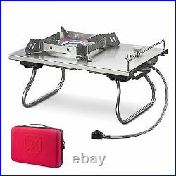 Portable Gas Tank Stove Collapsible Outdoor Camping Stove
