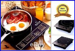 Portable Induction Cooktop Countertop Single Burner Stove Electric Cooker 1800-W