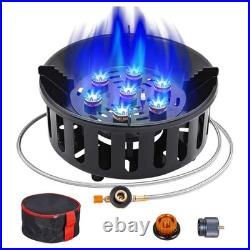 Portable Outdoor Camping Stove High Flame Burner with Piezo Igniter