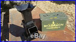 Portable Rocket Stove Ammo Can for Cooking Hand Made