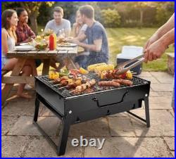 Portable Thickened BBQ Stove Small Easy to Carry Camping Grill
