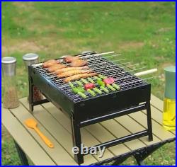 Portable Thickened BBQ Stove Small Easy to Carry Camping Grill
