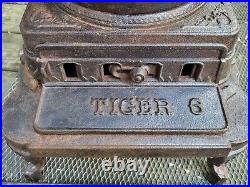 Pot Belly Heeley Stove Co. TIGER 6 stylish 30 1898! Coal. Wood. Binghamton