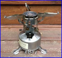 Prentiss-Wabers M1942 Mountaineer Field Stove WWII TESTED Coleman Case NICE