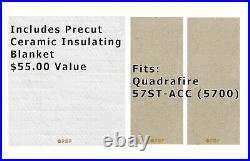Quadrafire Wood Stove Baffle & Blanket Pp2577 57st-acc (5700) Srv7038-118