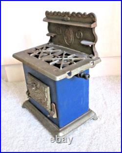 RARE 1915 Antique KENTON Toy Superior GAS STOVE OVEN Doll Iron Matal