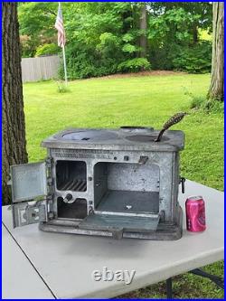 RARE 1920's Antique Marine Stove White Warner Marine Household Ship Boat Stove