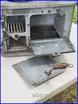 RARE 1920's Antique Marine Stove White Warner Marine Household Ship Boat Stove