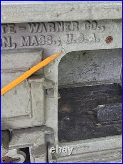 RARE 1920's Antique Marine Stove White Warner Marine Household Ship Boat Stove