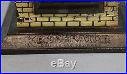 RARE! Antique Cast Iron Salesman Sample Kernerator Furnace Stove Match Holder