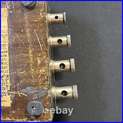 RARE So. Ca. ELECTRIC WESTERN ELECTRO MECHANICAL CO, 2-200 AMPERE METER -OAKLAND