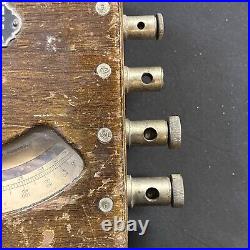 RARE So. Ca. ELECTRIC WESTERN ELECTRO MECHANICAL CO, 2-200 AMPERE METER -OAKLAND
