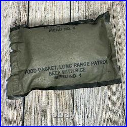 RARE VIETNAM WAR LRRP Long Range Patrol Ration FOOD PACKET New Sealed in Package