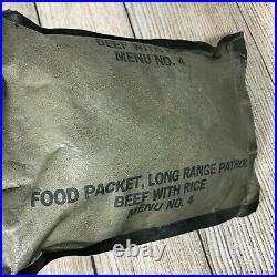 RARE VIETNAM WAR LRRP Long Range Patrol Ration FOOD PACKET New Sealed in Package