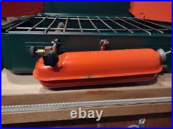 RARE Vintage 1969 Thermos Brand Model 8423 B Gasoline 2-Burner Camp Stove USA