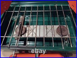 RARE Vintage 1969 Thermos Brand Model 8423 B Gasoline 2-Burner Camp Stove USA