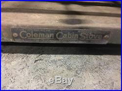 RARE Vintage COLEMAN CABIN STOVE Camp Stove Model 378 1930s With Rare Pump