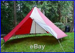 RARE Vintage Mountainsmith / Kifaru 6 Man Tipi Tent with Stove MSR Moss USA