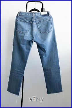 RE/DONE ORIGINALS High Rise Stove Pipe Blue Jeans Size 26