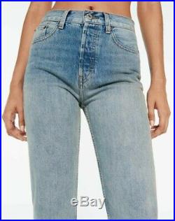 RE/DONE ORIGINALS WOMENS HIGH RISE STOVE PIPE JEANS 25 Retail $250 NWT