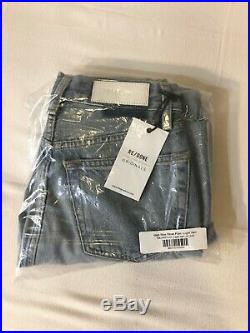 RE/DONE ORIGINALS WOMENS HIGH RISE STOVE PIPE JEANS 25 Retail $250 NWT