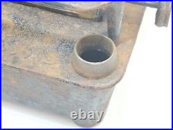 Radiant Cast Sad Iron Stove Gardner Made USA Circa 1800s Double Burner