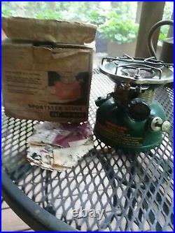 Rare 1962 Coleman 501-700 Sportster Single-Burner Stove withBox & Papers, 6/62