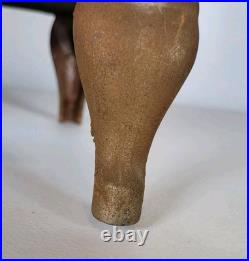 Rare Antique BABY Cast Iron Cook Stove Range Salesman Sample Toy + Extras Pot