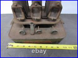 Rare Antique Florence Cast Iron Kerosene Sad Iron Heater 3 Burner Stove USA Rare Antique Florence Cast Iron Kerosene Sad Iron Heater 3 Burner Stove USA