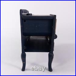 Rare Antique KENT Cast Iron Gas Salesman Sample Miniature Toy Cook Stove Blue VG