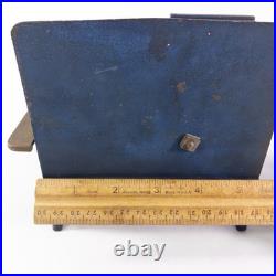Rare Antique KENT Cast Iron Gas Salesman Sample Miniature Toy Cook Stove Blue VG