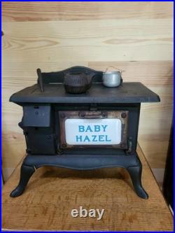 Rare Cast Iron Baby Hazel Stove, Over 100 Years Old In Excellent Condition