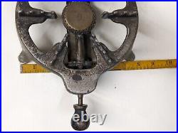 Rare Glogau Cast Iron #375 Regulator Gravity Fed Alcohol Stove Rare Glogau Cast Iron #375 Regulator Gravity Fed Alcohol Stove