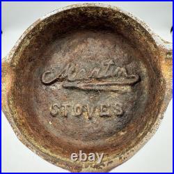 Rare Martin Stoves Cast Iron Advertising Skillet Ashtray Antique
