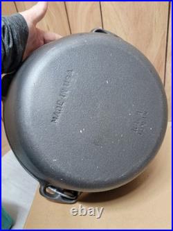 Rare Nos. Vintage #8 Cast Iron Atlanta Stove Works Cast Iron Dutch Oven New