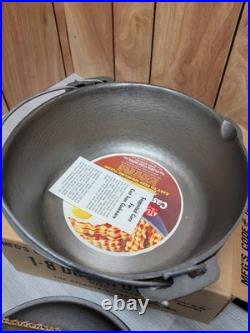 Rare Nos. Vintage #8 Cast Iron Atlanta Stove Works Cast Iron Dutch Oven New