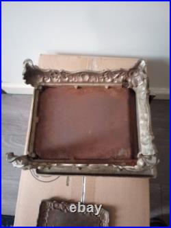 Rare Vintage Cast Iron Royal Kenton Brand Toy Salesman Sample Stove Nickel Plate