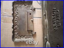 Rare Vintage Cast Iron Royal Kenton Brand Toy Salesman Sample Stove Nickel Plate