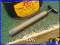 Rare Vintage Coleman Handy Gas Plant Portable Heater Stove Model 457G UNTESTED