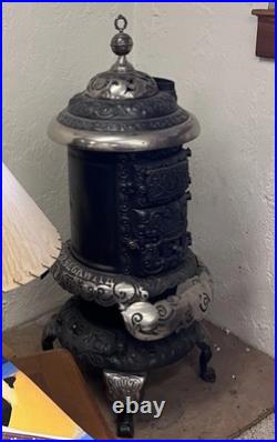 Rare Vintage P. D. Beckwith (Side-Winder) Parlor Stove Unique, Very Rare
