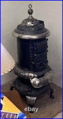 Rare Vintage P. D. Beckwith (Side-Winder) Parlor Stove Unique, Very Rare
