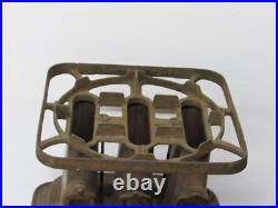 Rare Vintage Sad Iron 3 Burner Florence Cast Iron Kerosene Heater Stove USA